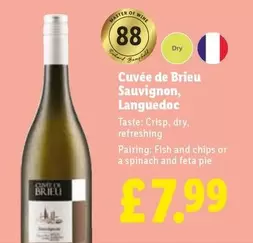 Master - Cuvée de Brieu Sauvignon, Languedoc