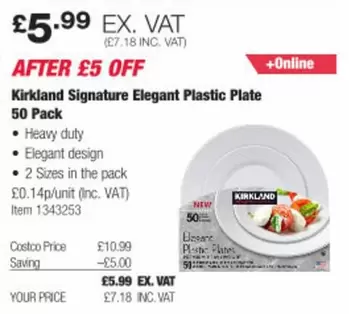 Signature - Elegant Plastic Plate