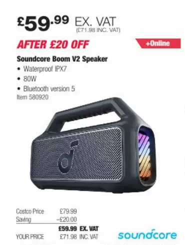 Speaker - Boom V2