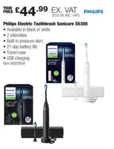 Philips - Electric Toothbrush Sonicare $5300