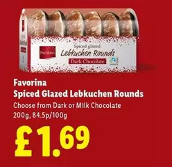 Spiced Glazed Lebkuchen Rounds