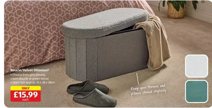 Velvet - Boucle/ Ottoman