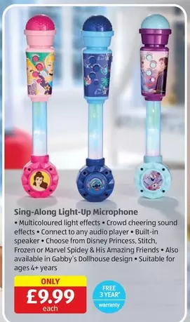 Speaker - Sing-Along Light-Up Microphone
