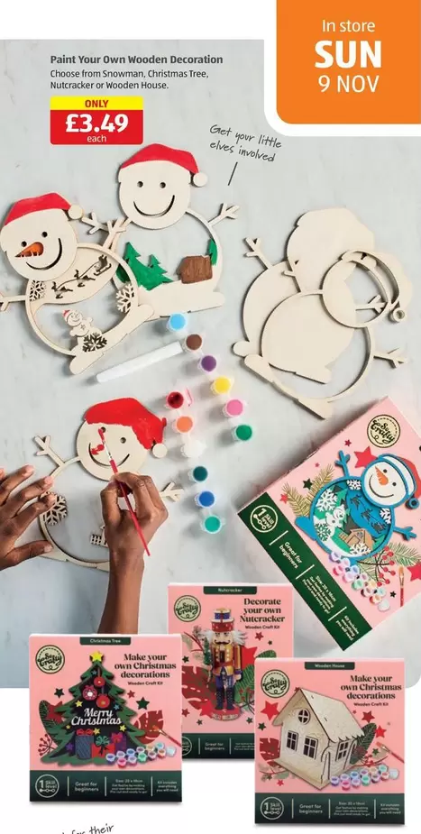 Sun - Paint Your Own Wooden Decoration