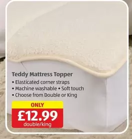 King - Teddy Mattress Topper