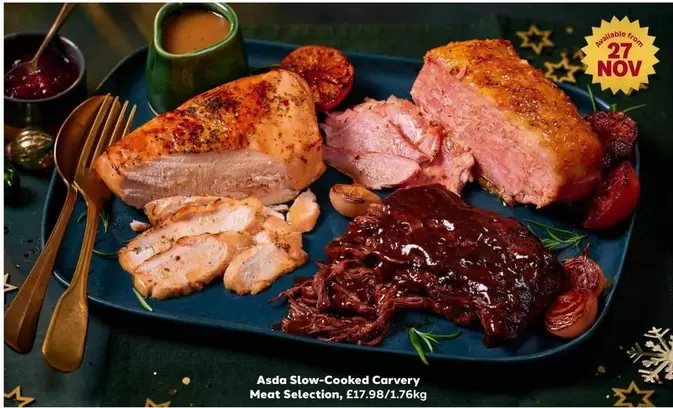 ASDA - Slow-Cooked Carvery Meat Selection
