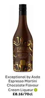 ASDA - Espresso Martini Chocolate Flavour Cream Liqueur