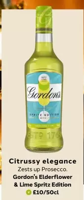 Gordon's - Elderflower & Lime Spritz Edition