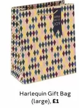 Joy - Harlequin Gift Bag