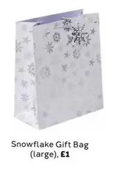Snowflake Gift Bag