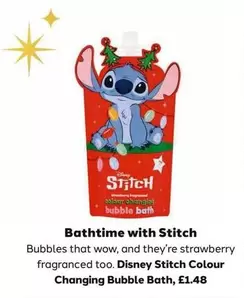 Disney - Stitch Colour Changing Bubble Bath