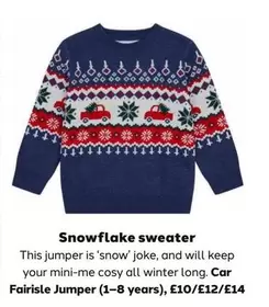 Car Fairisle Jumper