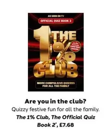 Club - The 1% , The Official Quiz Book 2