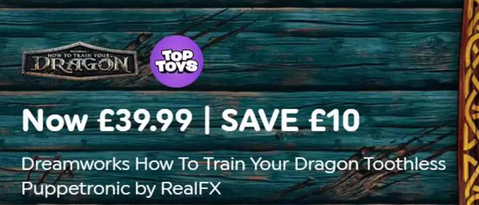 How To Train Your Dragon Toothless Puppetronic