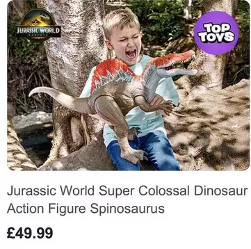 Super Colossal Dinosaur Action Figure Spinosaurus