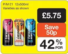 Lucozade - ALERT