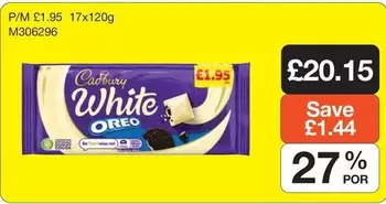 Cadbury - White OREO