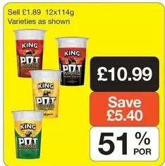 King - POT noodle