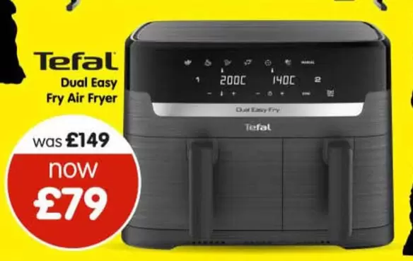 Tefal - Dual Easy Fry Air Fryer