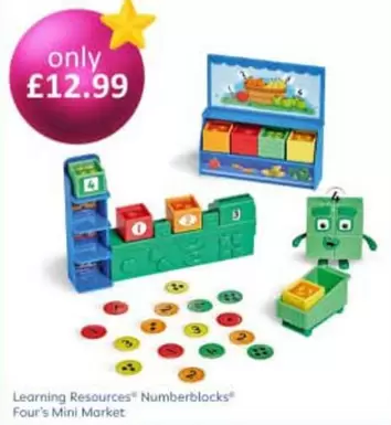 Numberblocks Four's Mini Market