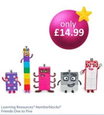 Numberblocks Friends One to Five