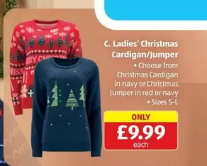 Ladies' Christmas Cardigan/Jumper