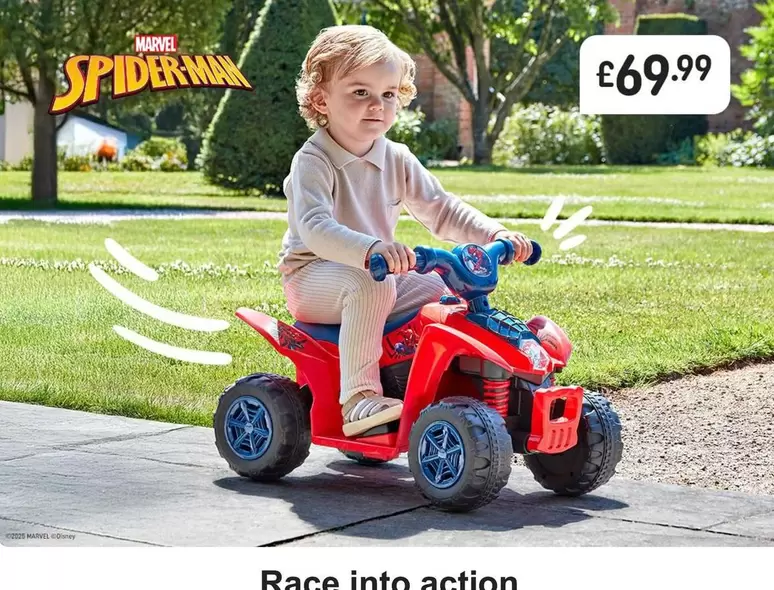 Marvel - Spider-Man Quad Bike