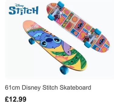 Disney - Stitch Skateboard
