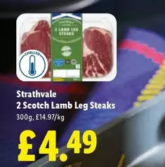 2 Scotch Lamb Leg Steaks