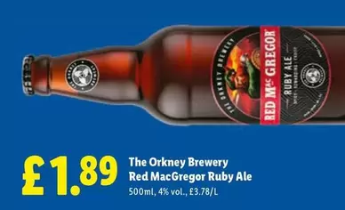 Red MacGregor Ruby Ale