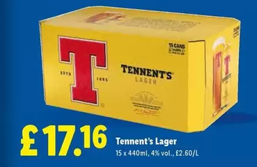 Tennent's - Lager