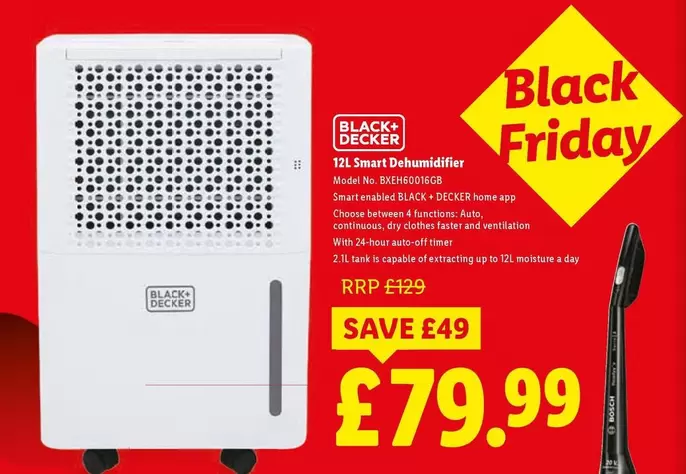 Bosch - 12l Smart Dehumidifier