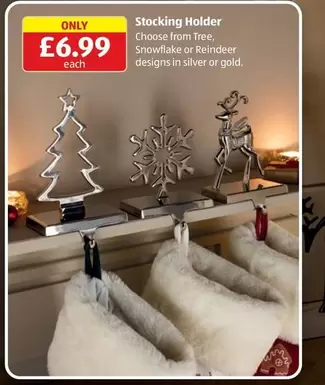 Silver - Stocking Holder