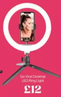 Go Viral Desktop LED Ring Light