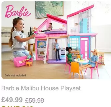 Barbie - Malibu House Playset