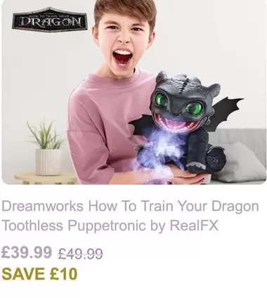 Yours - Toothless Puppetronic by RealFX