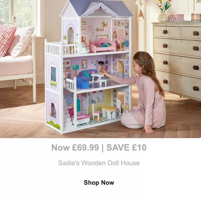 Sadie's Wooden Doll House