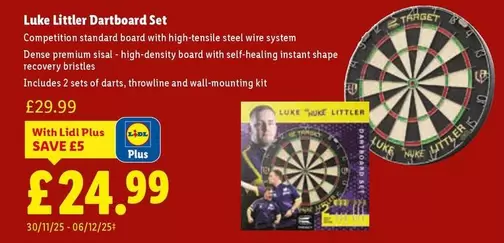 Premium - Littler Dartboard Set