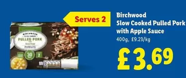 Apple - Slow Cooked Pulled Pork with  Sauce