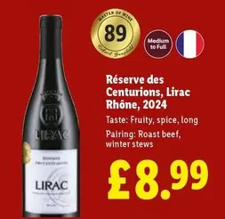 Master - Réserve des Centurions, Lirac Rhône, 2024