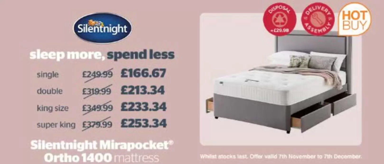 King - Mirapocket Ortho 1400 mattress