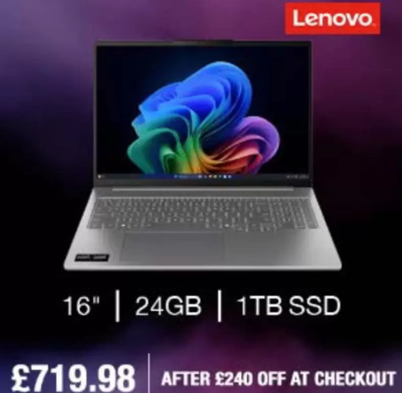 Lenovo - 16" | 24GB | 1TB SSD