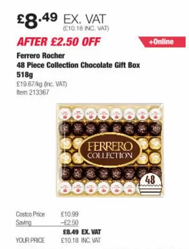 Ferrero - Rocher 48 Piece Collection Chocolate Gift Box