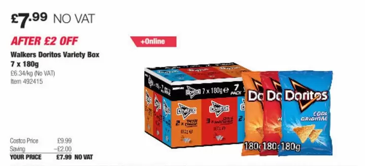 Walkers - Doritos Variety Box