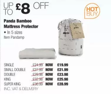 Panda - Bamboo Mattress Protector