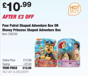 Disney - Shaped Adventure Box OR Shaped Adventure Box