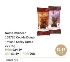 Reindeer Cookie Dough, Sticky Toffee