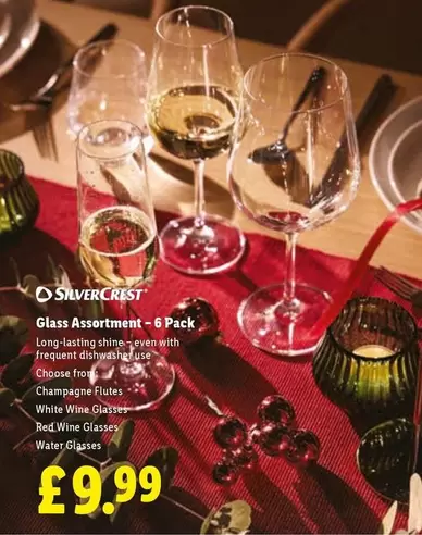 Silvercrest - Glass Assortment-6 Pack