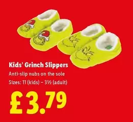 Grinch Slippers