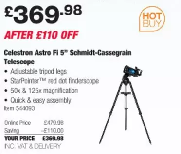 Astro Fi 5" Schmidt-Cassegrain Telescope